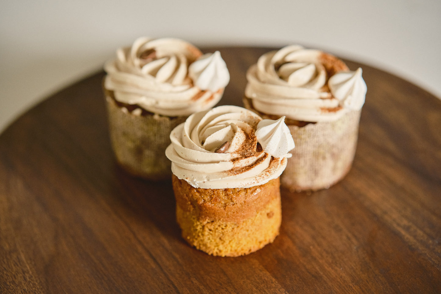 Pumpkin Latte Cupcake