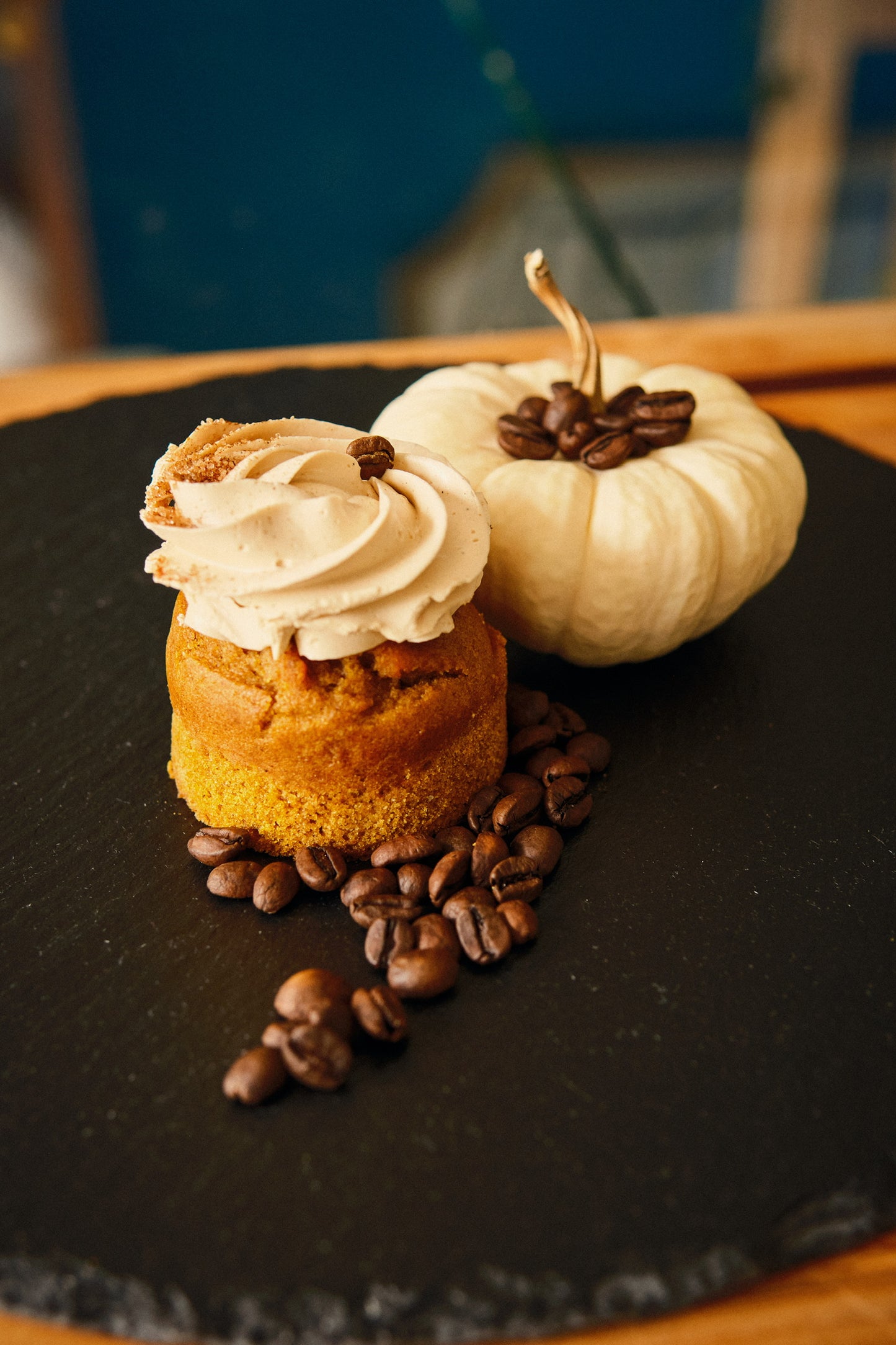 Pumpkin Latte Cupcake