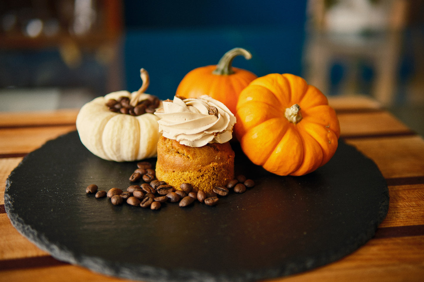 Pumpkin Latte Cupcake