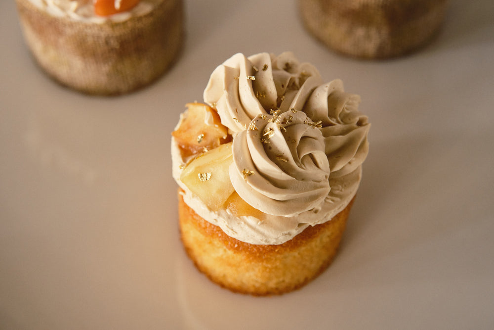 Almond Apple Cupcake