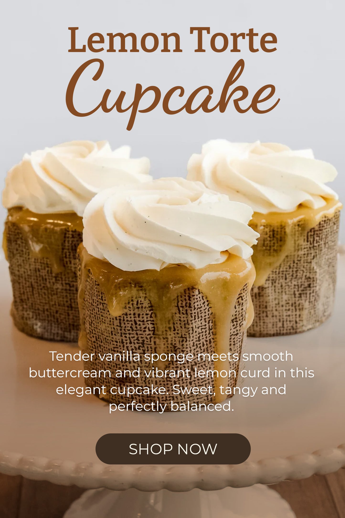 Lemon-Torte-Cupcake