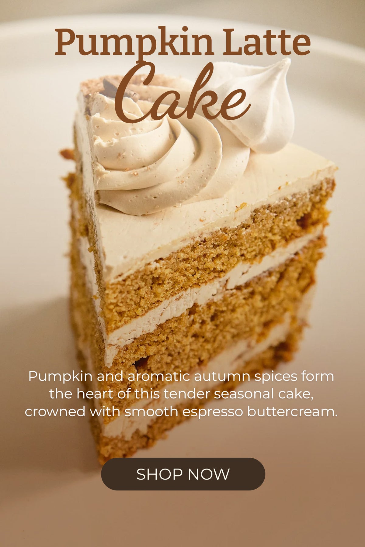 Pumpkin Latte Cake