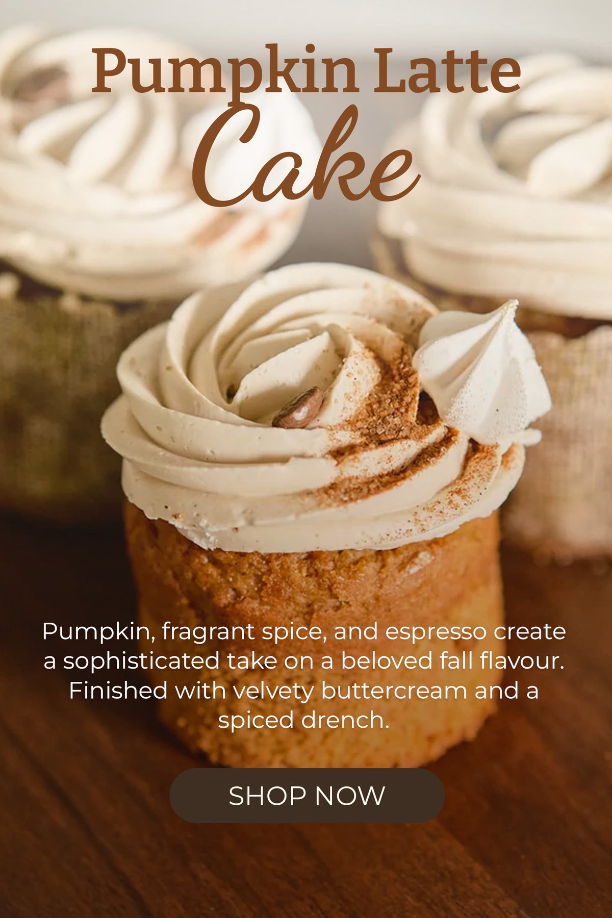 Pumpkin Latte Cupcake
