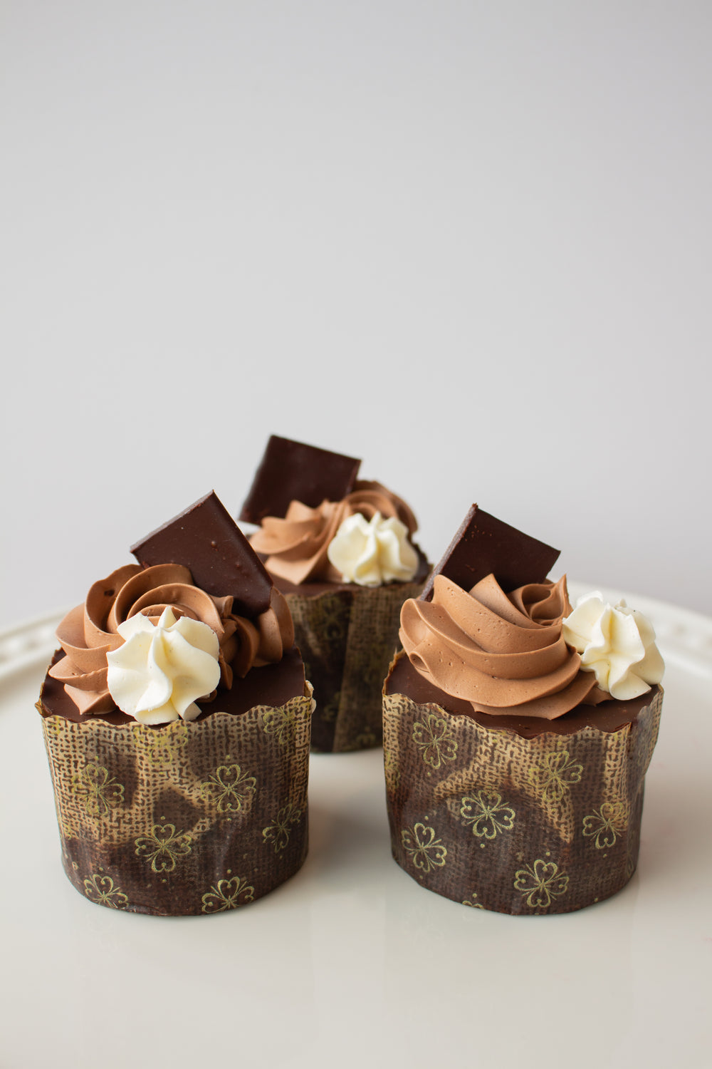 Triple chocolate cupcake