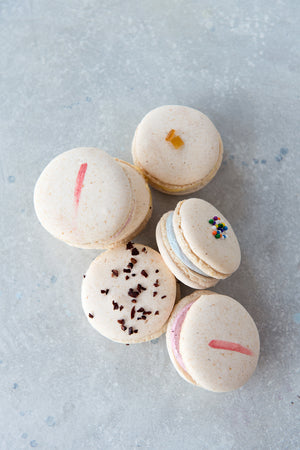 
                  
                    Load image into Gallery viewer, variety gluten free macarons top view
                  
                