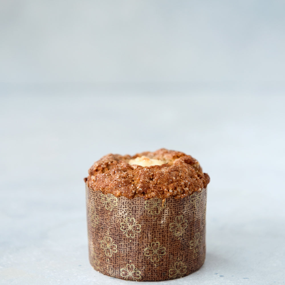 
                      
                        gluten free muffin in panettone wrapper
                      
                    