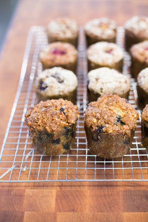 
                  
                    Load image into Gallery viewer, gluten free muffins on cooling rack
                  
                