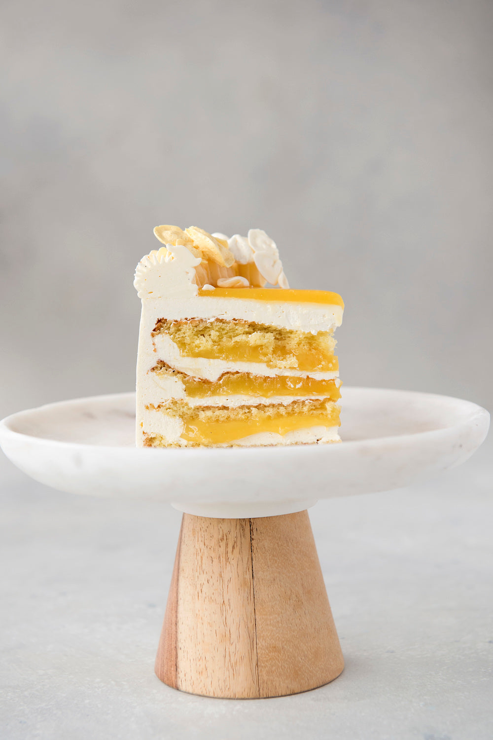 gluten free lemon cream spongecake