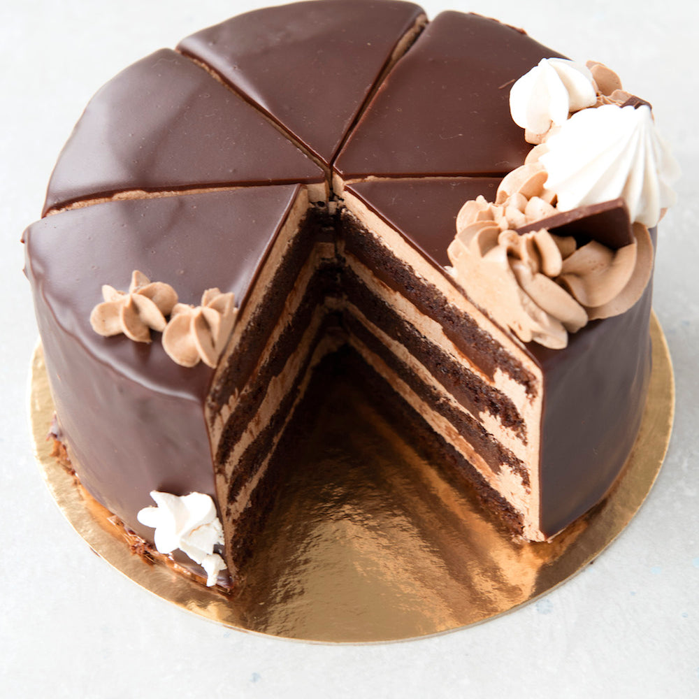 gluten free triple chocolate cake