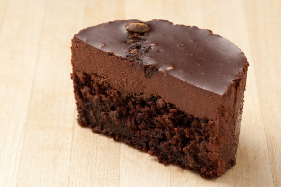 
                      
                        cut face view half gluten free Vegan Ganache Cupcake 
                      
                    